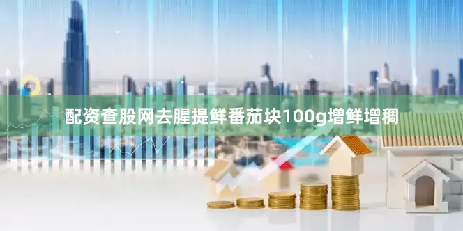 配资查股网去腥提鲜番茄块100g增鲜增稠