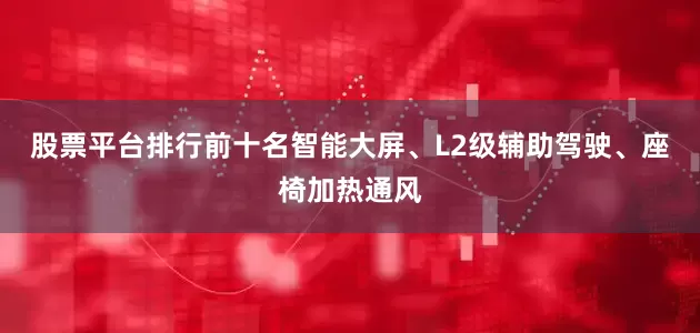 股票平台排行前十名智能大屏、L2级辅助驾驶、座椅加热通风